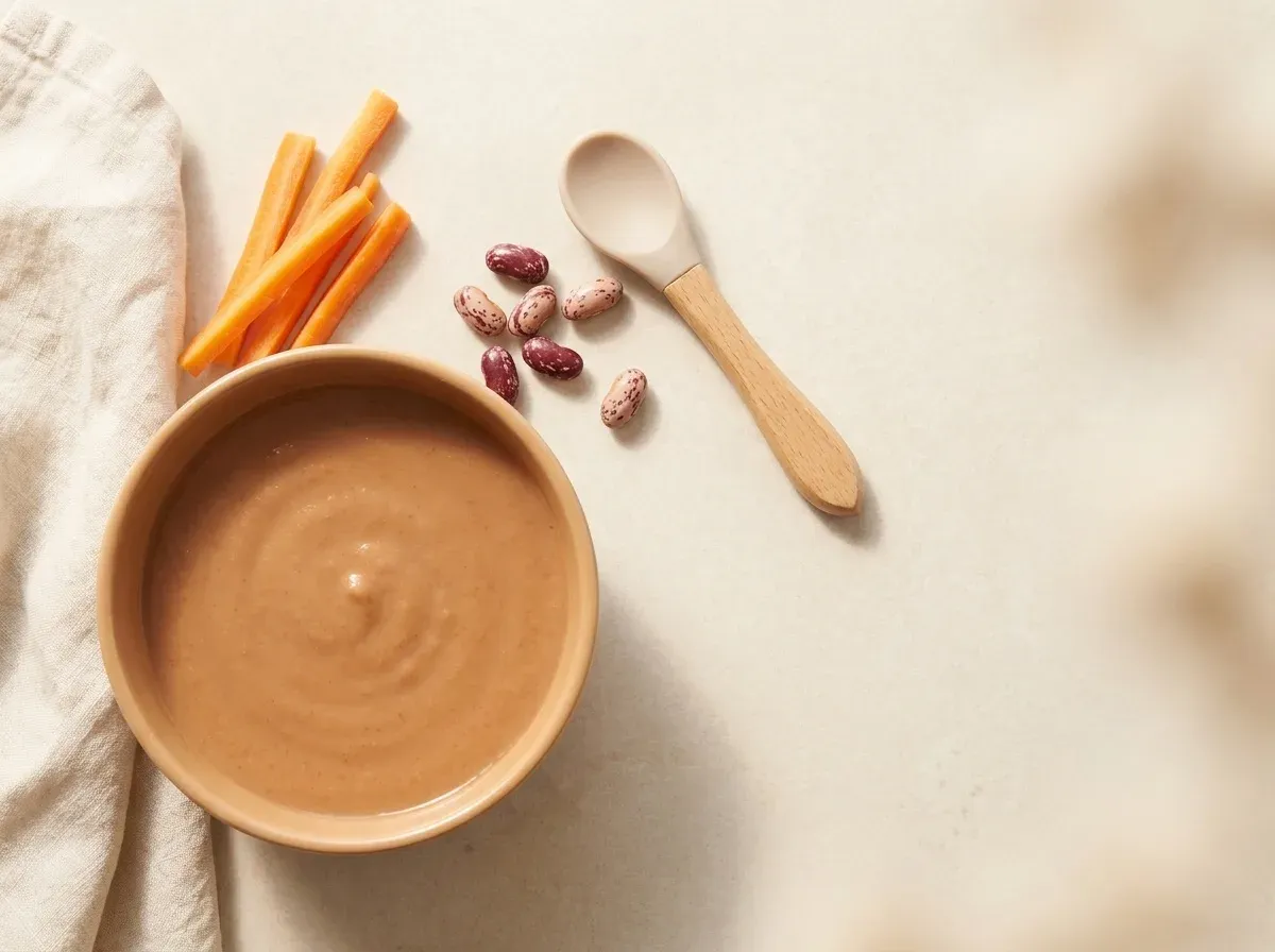 Borlotti Bean and Carrot Cream