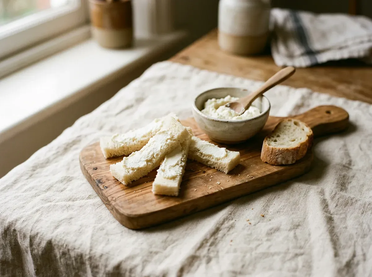 Bread Fingers with Ricotta