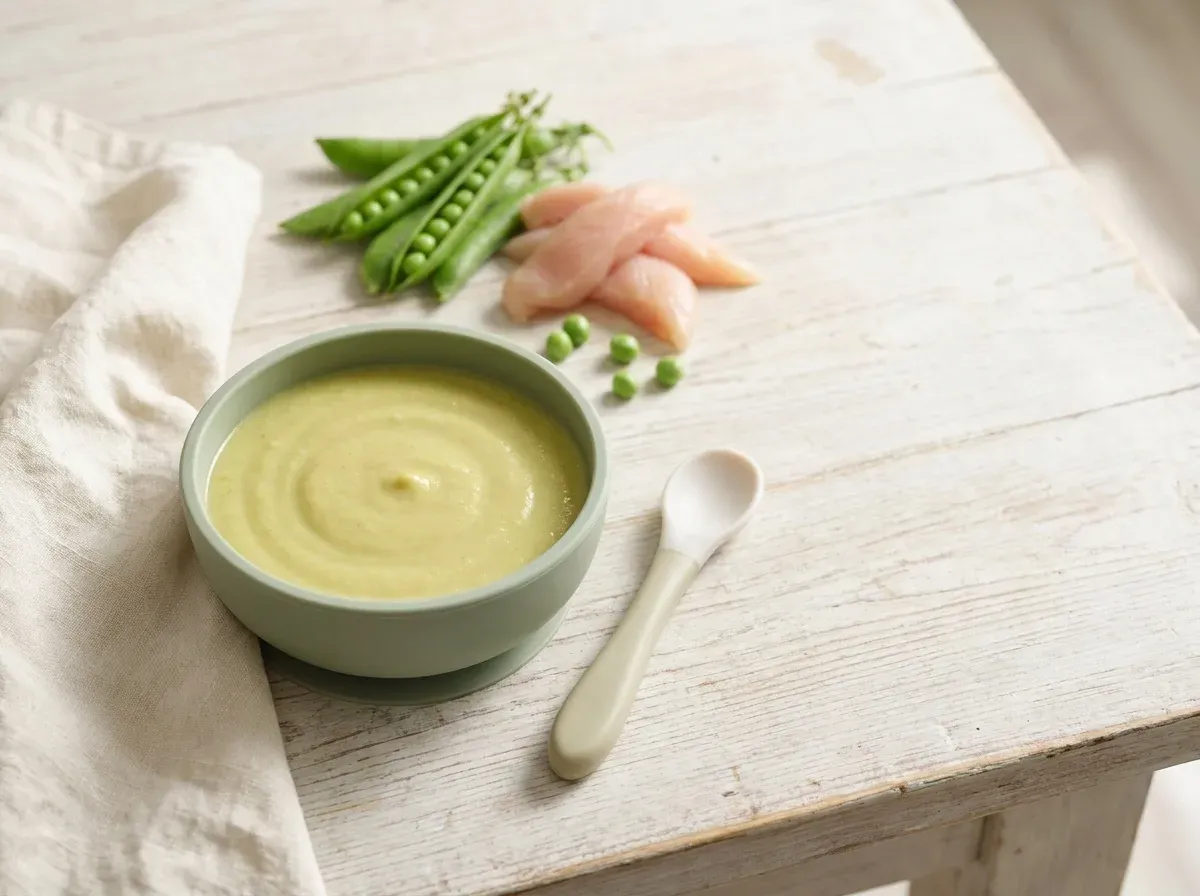 Chicken and Pea Cream