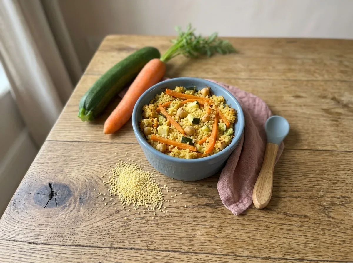 Couscous with Soft Vegetables