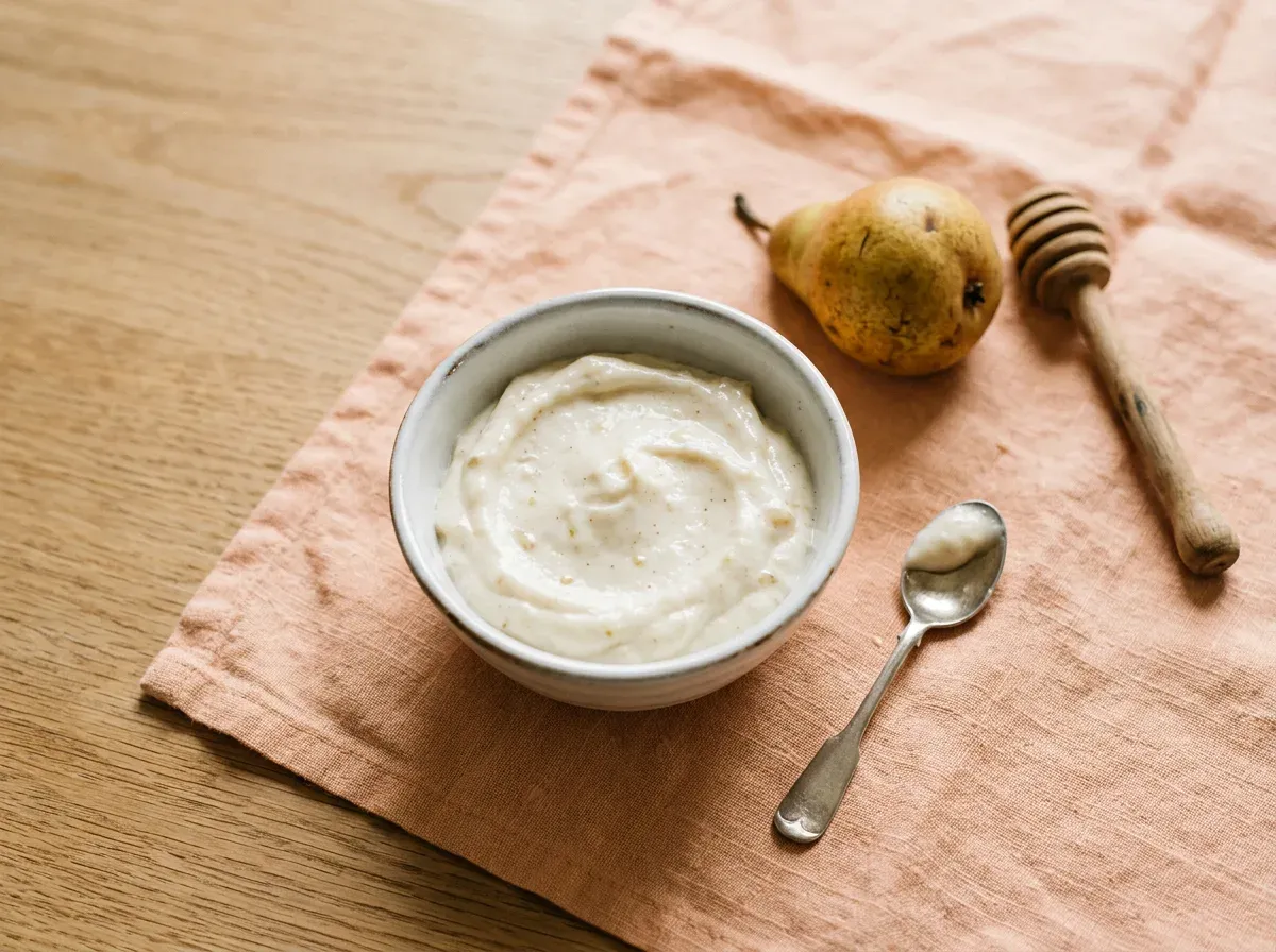 Ricotta and Pear Cream