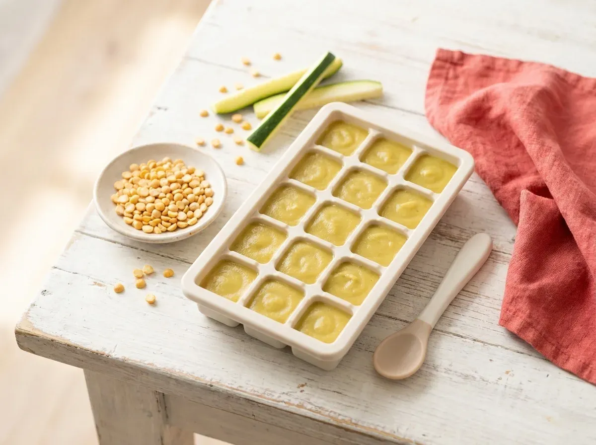 Split Pea and Zucchini Cream