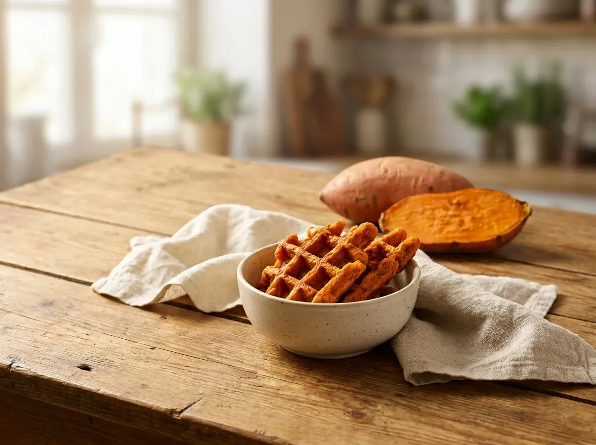 Sweet Potato Waffles (Waffle alla Patata Dolce)